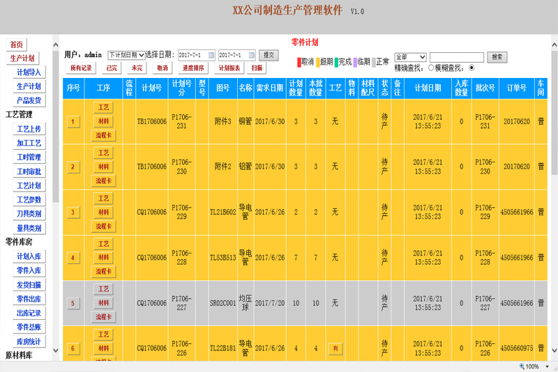 沈阳某机加工生产企业